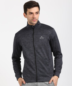 Alcis Full Sleeve Self Design Men Jacket