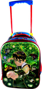 Ehuntz 5D embossed Trolley/Travel Bag school Bag (9 to 17 years) (EH1294) Waterproof Trolley