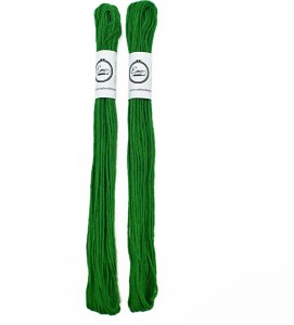 Embroiderymaterial Dark Green Thread Price in India - Buy