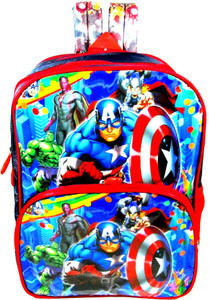 Ehuntz Captain America/Avengers/Hulk/iron man school Bag (Pre Nursery & Nursery) (EH1388) Waterproof School Bag