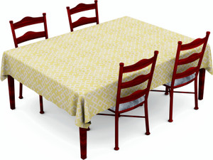 Lushomes Printed 6 Seater Table Cover