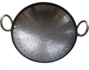 NPCPL Iron Kadhai 10 Inches Dia Loha Lokhand Kadhai 25 cm