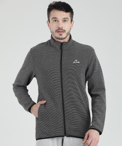Alcis Full Sleeve Striped Men Jacket