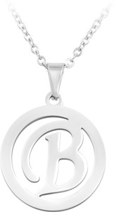 Nakabh B Letter Alphabet Locket With 