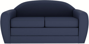 Style Crome Two Seater Fold Out Sofa Cum Bed Sleeps & Comfortably Blue Color Single Sofa Bed