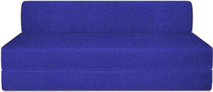 Aart Store Sofa Cum Bed 4x6 Feet Two Seater Sleeps & Comfortably Fold Out Sofa Royal Blue Color Perfect For Guests Single Sofa Bed