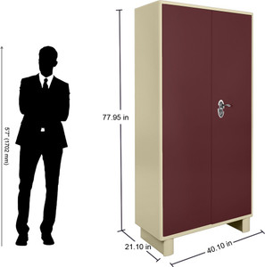 Godrej Interio Wardrobe H1 Metal Almirah Finish Color Godrej Rose