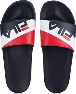 Red fila slides sale