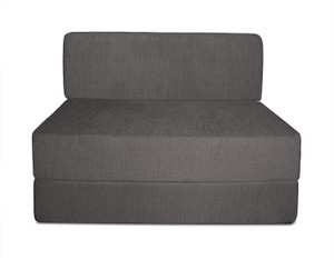 Aart Store Sofa Cum Bed 3x6 Feet One Seater Sleeps & Comfortably Mechanism Type Fold Out Sofa Grey Color Single Sofa Bed