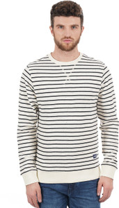 Flying Machine Full Sleeve Solid Men Sweatshirt