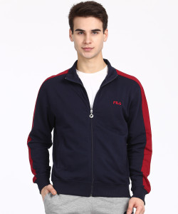 Fila Full Sleeve Solid Men's Jacket