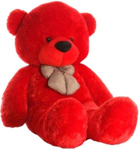 Teddywala Cute bootsy Red color 36 Inch 3 feet - 90CM Huggable And Loveable For Gift To specialperson  Teddy Bear  - 92 cm