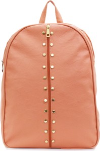 splice women kids backpack sling bag shoulder chest bag pack peach color orange hand-held bag