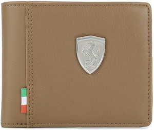 Puma Men Brown Genuine Leather Wallet