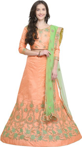 Aasvaa Embroidered Semi Stitched Lehenga Choli Buy Aasvaa Embroidered Semi Stitched Lehenga Choli Online at Best Prices in India Flipkart