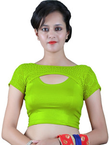 parrot green colour blouse