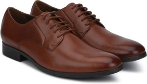 CLARKS Conwell Plain Tan Leather Lace Up For Men Buy CLARKS Conwell Plain Tan Leather Lace Up For Men Online at Best Price Shop Online for Footwears in India Flipkart