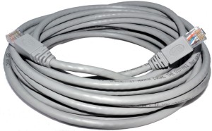ANDTRONICS CAT6-GR-5M 5 m LAN Cable(Compatible with Desktops, Laptops, Servers, Gaming Consoles, TV, Grey, One Cable)