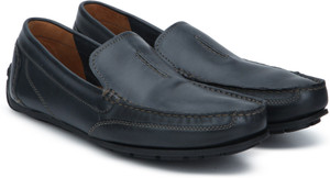 CLARKS Benero Race Navy Leather Loafers For Men Buy CLARKS