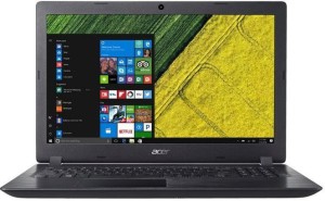 Acer Aspire 3 APU Dual Core A4 7th Gen - (4 GB/1 TB HDD/Windows 10 Home) A315-21 Laptop(15.6 inch, Obsidian Black)