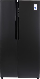 Haier 565 L Frost Free Side by Side Inverter Technology Star (2019) Refrigerator(Black Steel, HRF-619KS)
