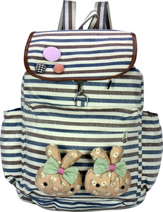 Flipkart KEKEMI Cotton Canvas Backpack School Bag Student