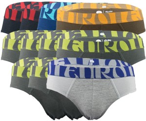 6% OFF on Euro Pack of 5 Multicolour Micra Brief / Mens Underwear