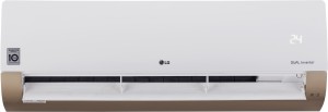 LG 1 Ton 3 Star Split Dual Inverter AC with Wi-fi Connect  - White, Gold(KS-Q12AWXD, Copper Condenser)