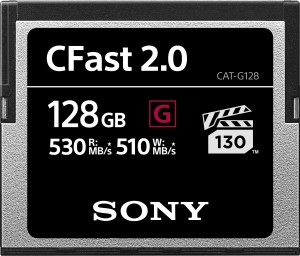 Sony G Series 128 GB Extreme HD Video Class 10 530 Mbps  Memory Card