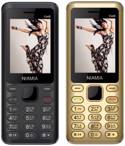 Niamia CAD 2 Combo of Two Mobiles(Black&Gold)