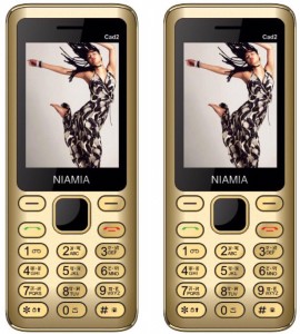 Niamia CAD 2 Combo of Two Mobiles(Gold)