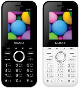 Niamia CAD 1 Combo of Two Mobiles(Black&White)