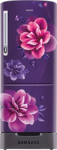 Samsung 192 L Direct Cool Single Door 4 Star (2019) Refrigerator with Base Drawer(Camellia Purple, RR20R182YCR/HL)