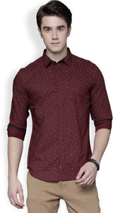 Locomotive Men's Printed Casual Multicolor Shirt