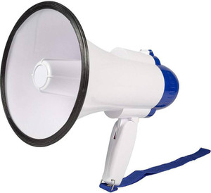 TECHGEAR 10w Portable Mic Megaphone Loud Speaker and Siren Record