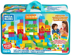 Mega bloks let's deals get learning building set