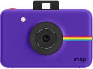 polaroid snap instant camera (purple) with zink zero ink printing technology instant camera(purple)