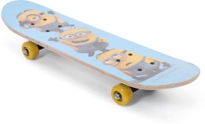 My Baby Excels Minions Trio Blue Skateboard Skates & Skateboard