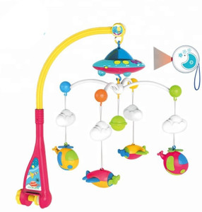 ToyGalaxy Baby Crib Mobile Musical Toy Rotating Overhead Stars