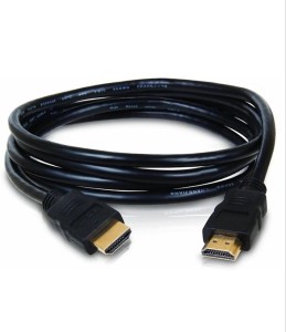 swaggers 15 Meter HDMI CABLE MALE TO MALE High Resolution Cable (Black) 15 m MATTEL HDMI Cable(Compatible with LAPTOP,COMPUTER,PC, Black, One Cable)