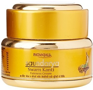 PATANJALI Saundarya Swarna Kanti Fairness Cream purified gold with natural oils 15g