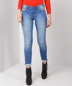 Wrangler Skinny Women Blue Jeans Best 