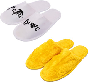 Digchika Men Anti Foot Pain Soft fur slippers for women Set of 2 Slides Buy Digchika Men Anti Foot Pain Soft fur slippers for women Set of 2 Slides Online at