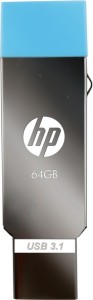 HP MM-OTG064GB-02P 64 GB OTG Drive(Silver, Blue, Type A to Micro USB)