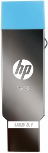 HP X302M 16 OTG Drive(Silver, Type A to Micro USB)