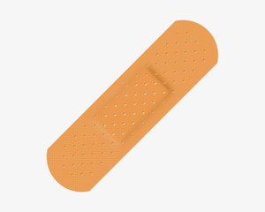 Band aid outlet tape