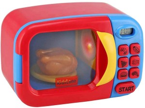 Toys, In Home Childs Pretend Microwave And Coffee Pot Red Kids