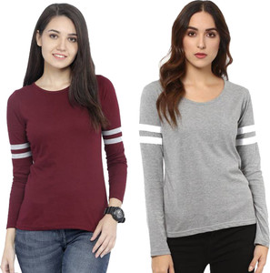 Grey t shirt sales combination for girls