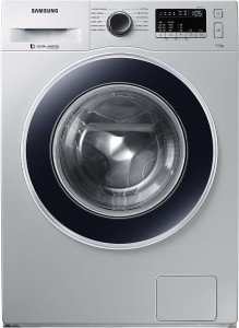 Samsung 7 kg Fully Automatic Front Load with In-built Heater Silver(WW70J4243JS)