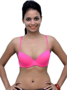 BEENA Women Plunge Lightly Padded Bra - Buy Neon Green BEENA Women Plunge  Lightly Padded Bra Online at Best Prices in India